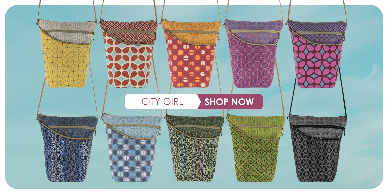 Shop Maruca's City Girl. A great mid-sized crossbody bag for every day use.